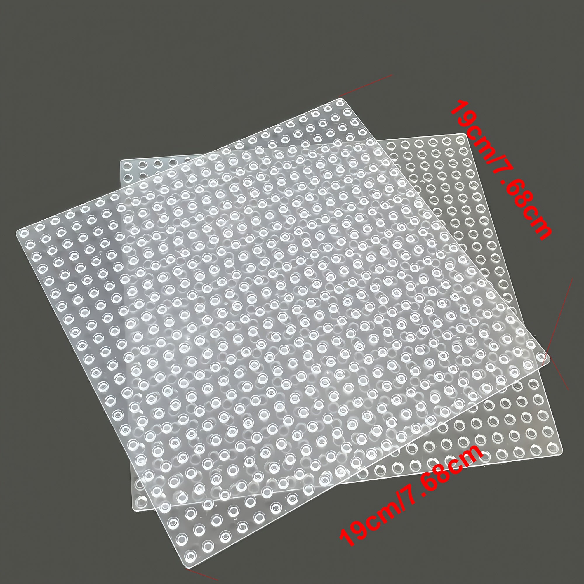 1pc Transparent 24x24 Building Block Base