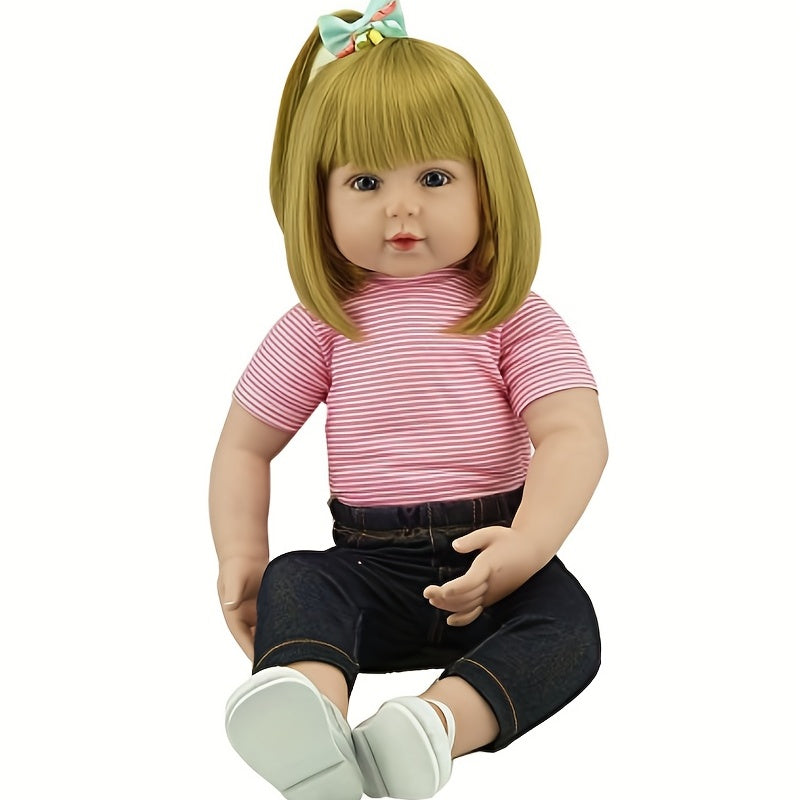 Adorable Reborn Baby Girl Doll with Blonde Hair