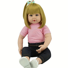 Adorable Reborn Baby Girl Doll with Blonde Hair