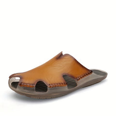 Men's Casual Non Slip Sandals Synthetic Leather Outdoor Beach Shoes
