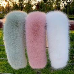 Faux Fur Collar Scarf Hood for Winter Coat
