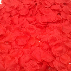 1000pcs Red Rose Petals for Romantic Nights & Wedding Decor