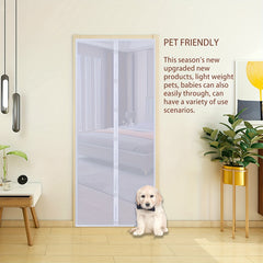 Magnetic Screen Door Fits Up To 86 Doors, Hands-Free Pet Friendly Door Screen