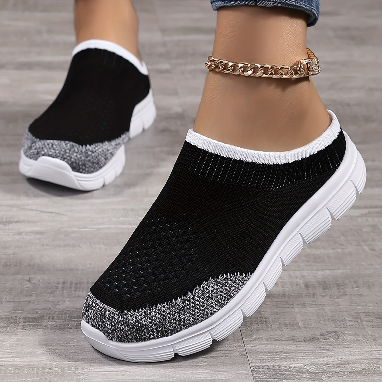 Women's Mesh Slip On Sandals Breathable Lightweight Casual Comfortable