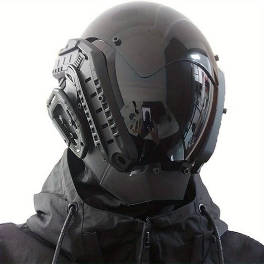 Cyberpunk Mask Cosplay Jewelry Dark Mask Role playing Robot