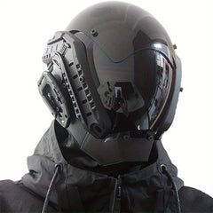Cyberpunk Mask Cosplay Jewelry Dark Mask Role playing Robot