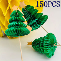 Bamboo Cocktail Picks for Christmas Decorations - 50/100/150PCS