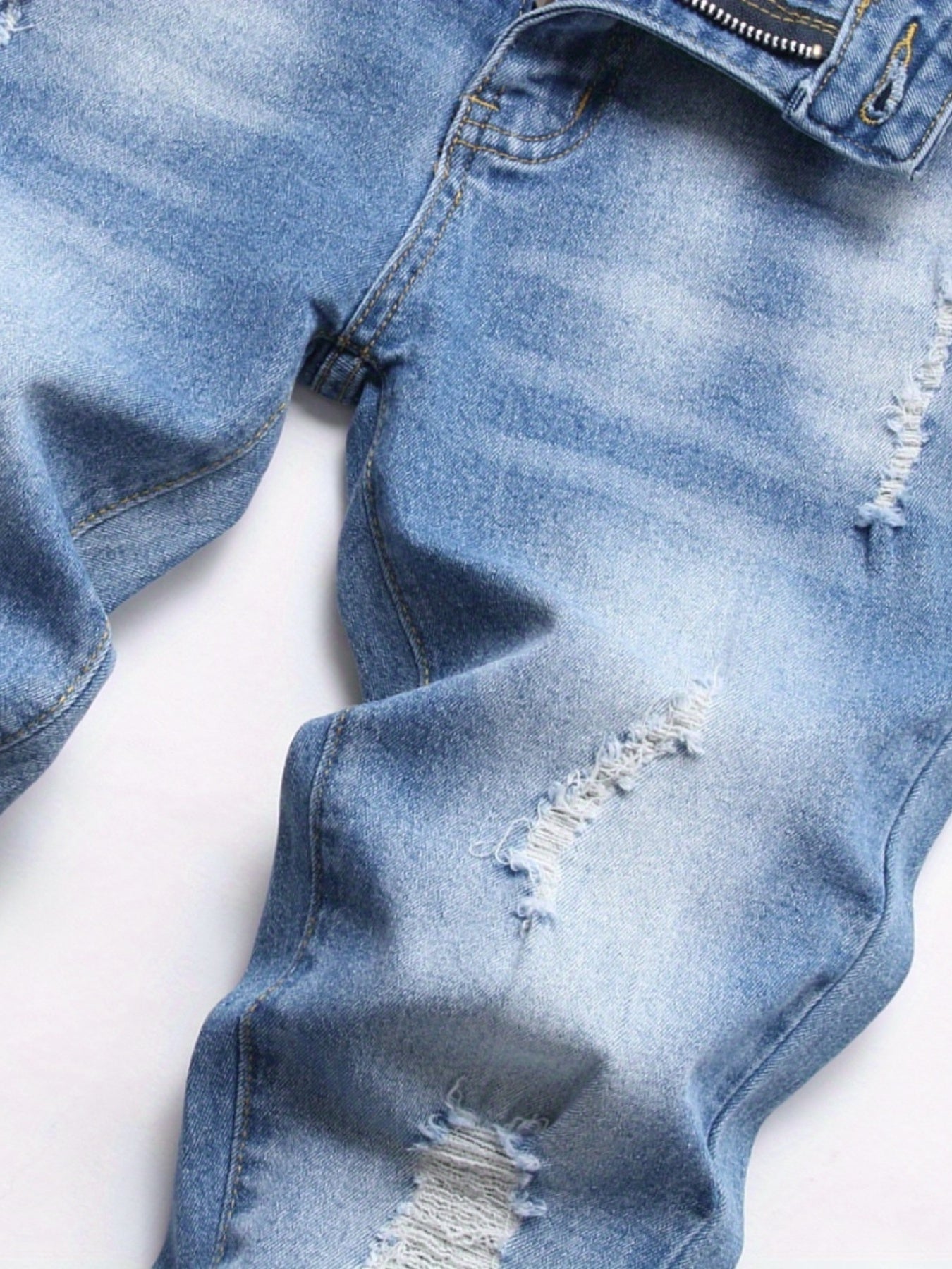 Boys Ripped Jeans Denim Pants Spring Autumn Kids Clothes