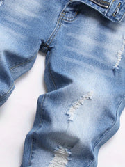 Boys Ripped Jeans Denim Pants Spring Autumn Kids Clothes