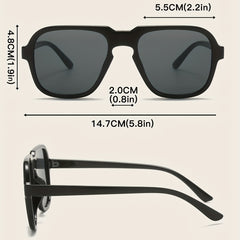 Square Aviator Sunglasses Gradient Glasses UV400