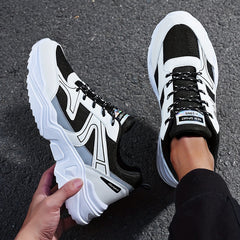 Men's Breathable Chunky Sneakers For Jogging Gym