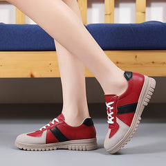 Women's Soft Sole Anti-slip Casual Board Shoes Low Flat Walking Shoes