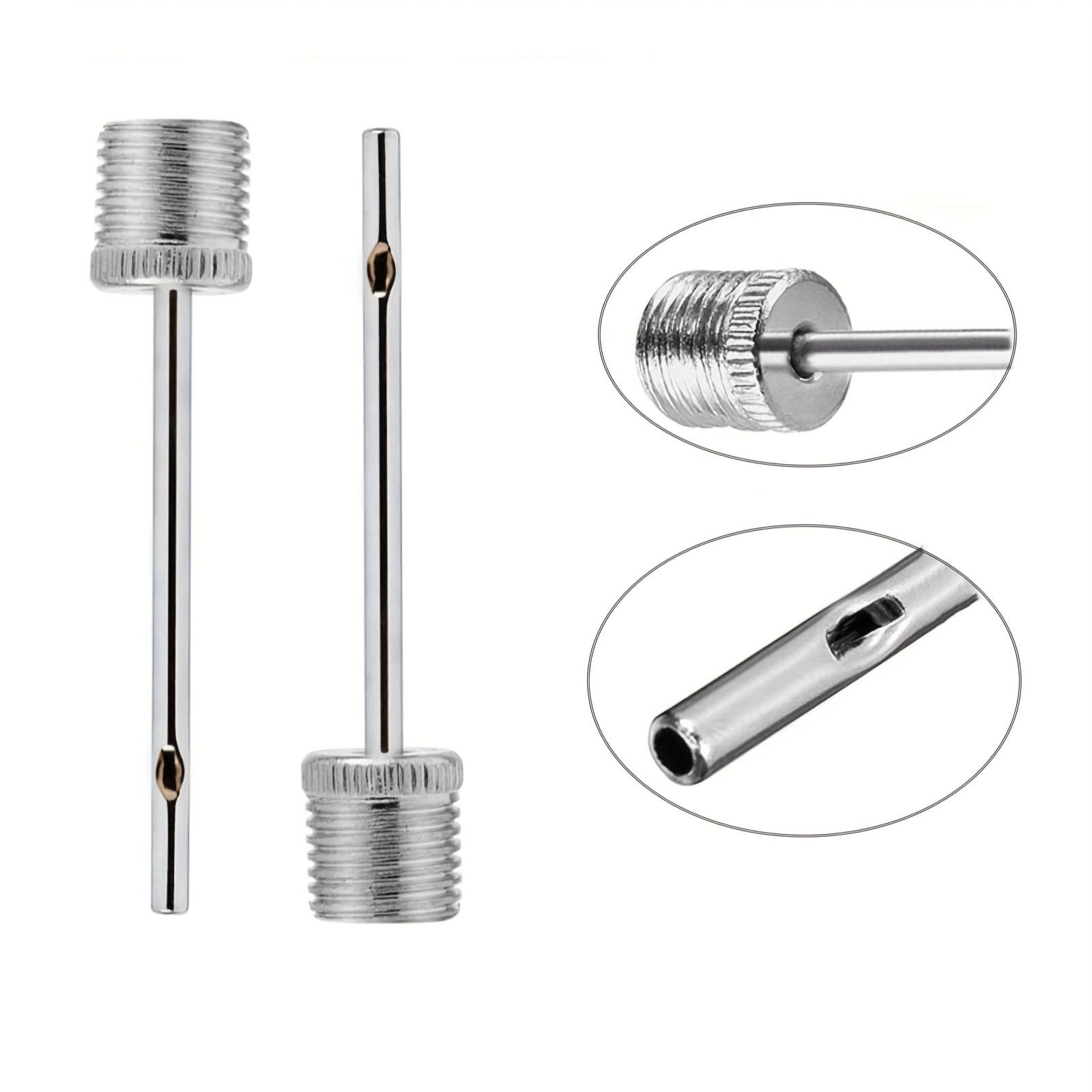30pcs Stainless Steel Ball Pump Needles with Storage Box for Sports Balls