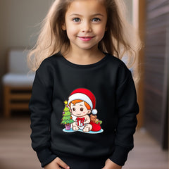 OERYUI Christmas Baby Graphic Sweatshirt Comfy Pullover Kids Clothes Gift