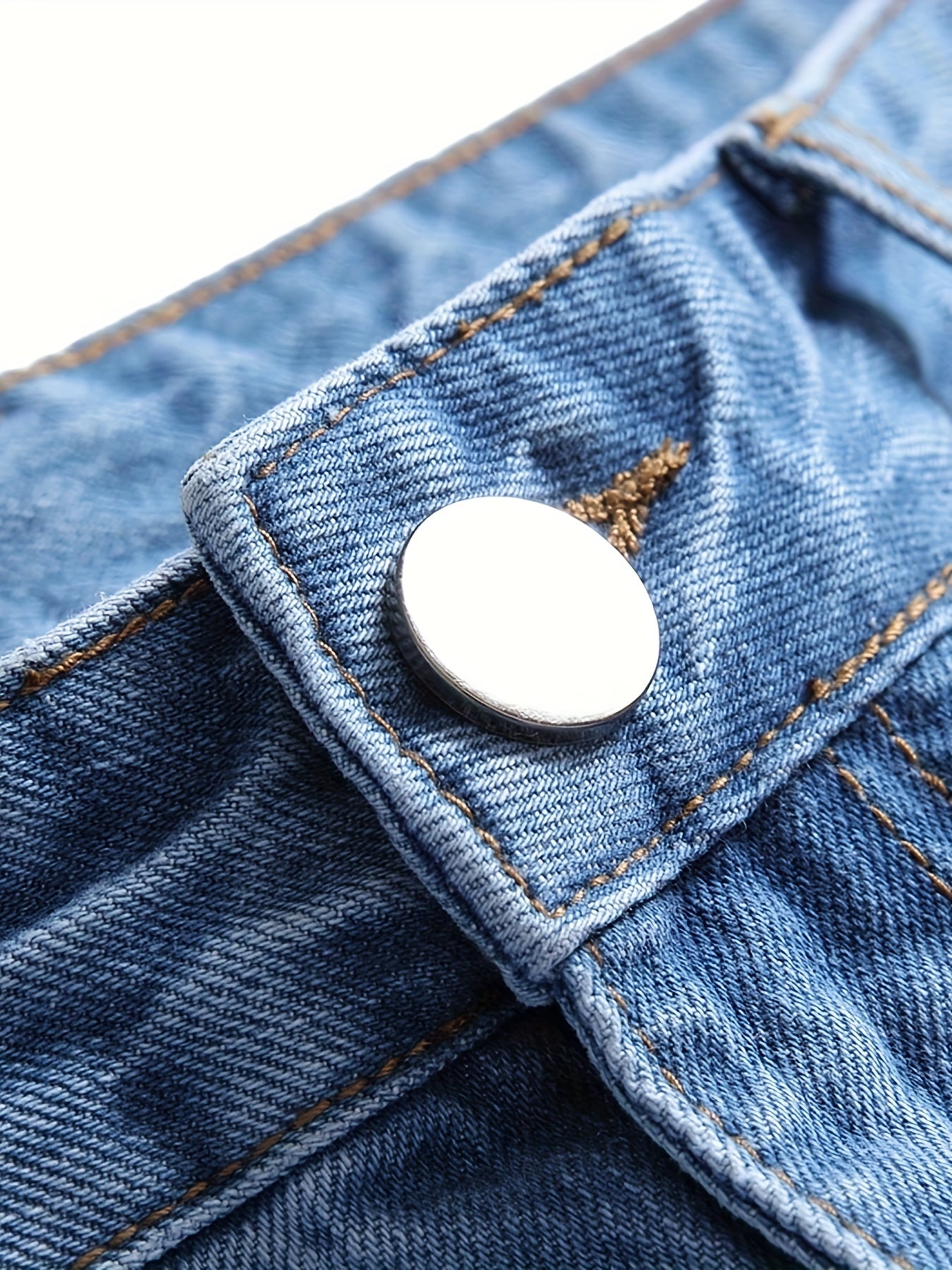 Men's Ripped Washed Jeans Streetwear Denim Pants