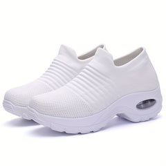 Women's Breathable Slip On Sneakers Low Top Comfort Shoes