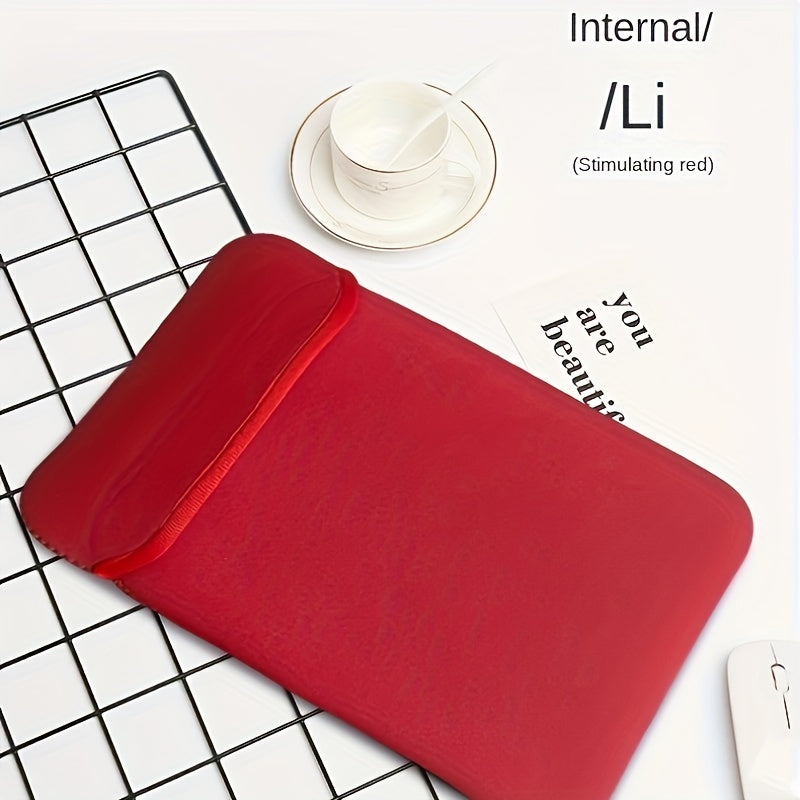 Red Laptop Liner Bag 15 inch Business Waterproof Cover Shock-resistant