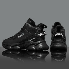 Men's High Top Basketball Shoes Non Slip Lace Up Sneakers
