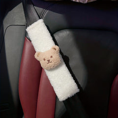 Car Seat Belt Shoulder Cover for Kids Winter Neck Protection