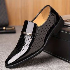 Men's Slip On Dress Shoes Breathable Smart Casual Outdoor Walking Shoes