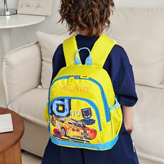 Children's Cartoon Car Lightweight Backpack for Boys and Girls