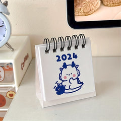 Cartoon Lucky Dragon Mini Desktop Calendar Book
