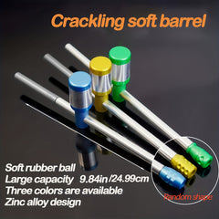 Alloy Bottle Crackling Tube Rubber Ball Funny Toy