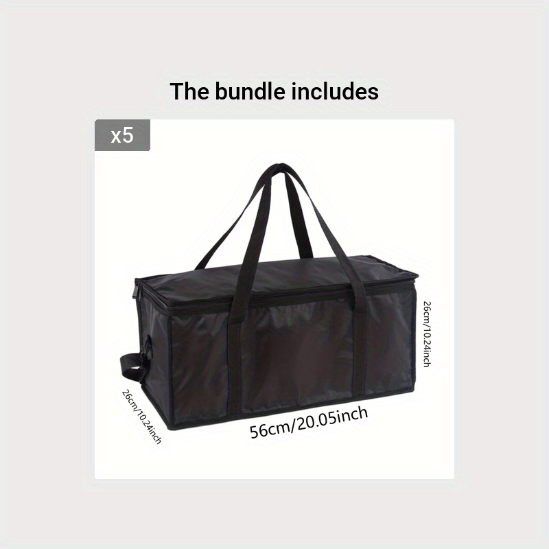 40L Large Insulation Bag Leakproof Reusable Thermal Bag