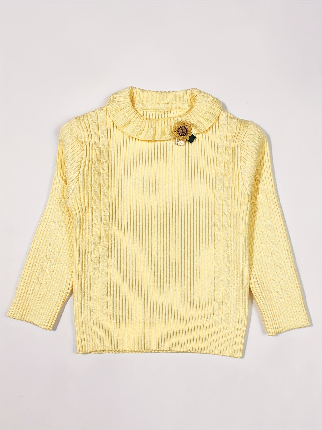 Baby Girls Knitted Cardigan Spring Autumn Top Sweater Coat with Decor