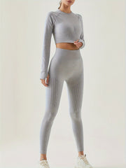 Yoga Set Crop Top & Leggings Activewear