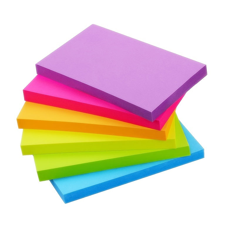Strong Sticky Sticky Notes 7 62X12 7 Cm Fluorescent 6 Sticky Notes