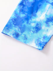 2pcs Girls Tie Dye Yoga Pants, Casual Slim Fit Legging Pants For Yoga Training