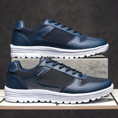 Men's Lightweight Breathable Sneakers Lace-up Running Shoes