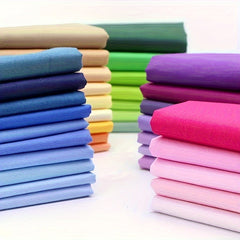 DIY Solid Twill Small Cloth Block Sewing Quilt Cloth Block Clothing Skirt Fabric
