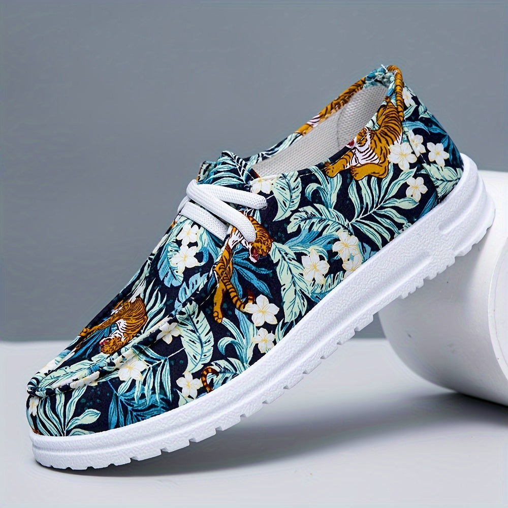 Lightweight Planet Print Skate Shoes Outdoor Sneakers