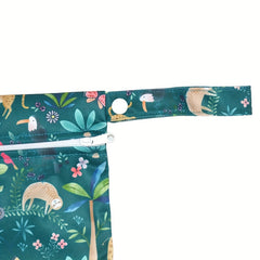 EezKoala 2pcs Baby Diaper Bag WetBags Zipper Waterproof Nappy Handbag