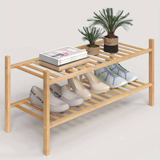 Bamboo Shoe Rack Shoe Storage Organizer
