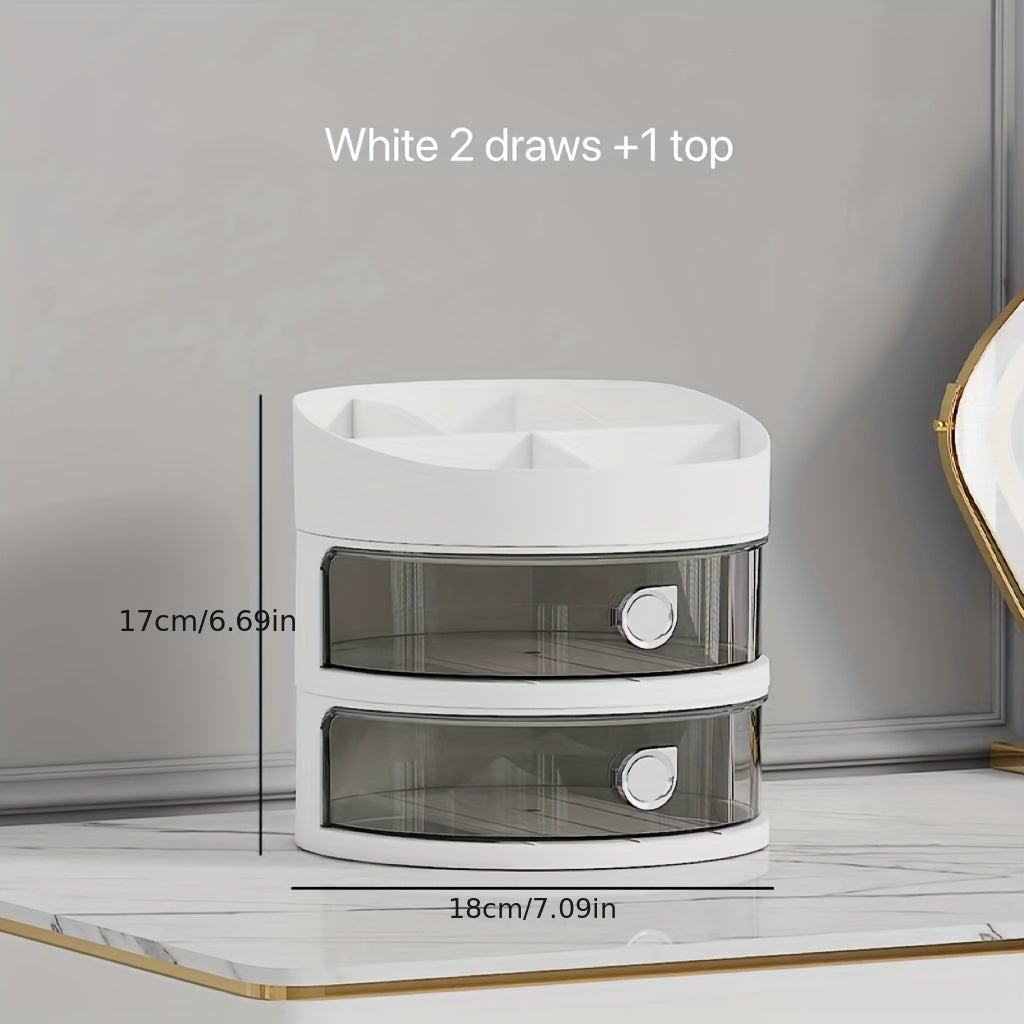 Desktop Storage Box Makeup Storage Container Clear 1pc