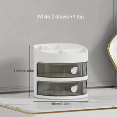 Desktop Storage Box Makeup Storage Container Clear 1pc