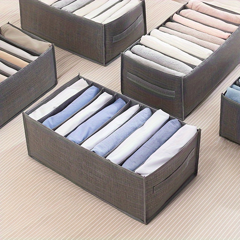 Leggings Drawer Storage Basket With Grids Durable Storage Box With Handles