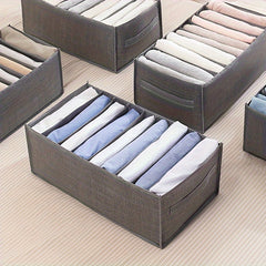 Leggings Drawer Storage Basket With Grids Durable Storage Box With Handles