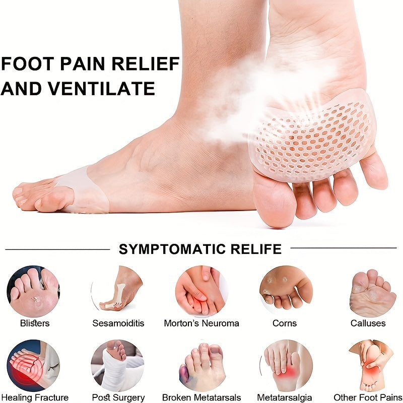 2Pairs Gel Ball Foot Pads for High Heels Pain Relief Insoles