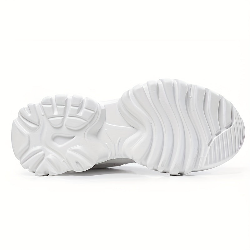 Women's Chunky Sneakers Comfortable Heighten Casual Shoes