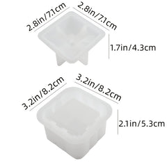 Box Resin Molds Jewelry Box Silicone Mold Trinket Storage Container