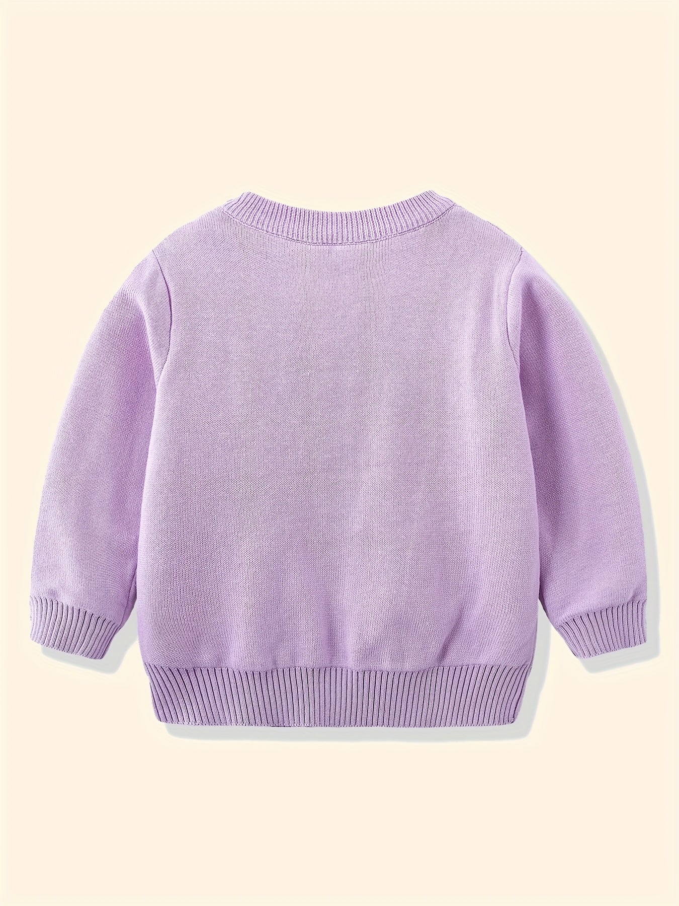 Baby Animal Jacquard Top Pullover Sweater