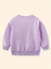Baby Animal Jacquard Top Pullover Sweater