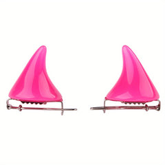 Cartoon Demon Horn Hair Clips for Girls