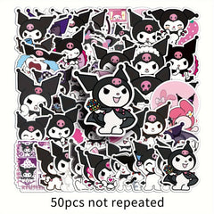 50pcs Anime Cartoon Graffiti Stickers Waterproof Guitar Skateboard Phone Lap