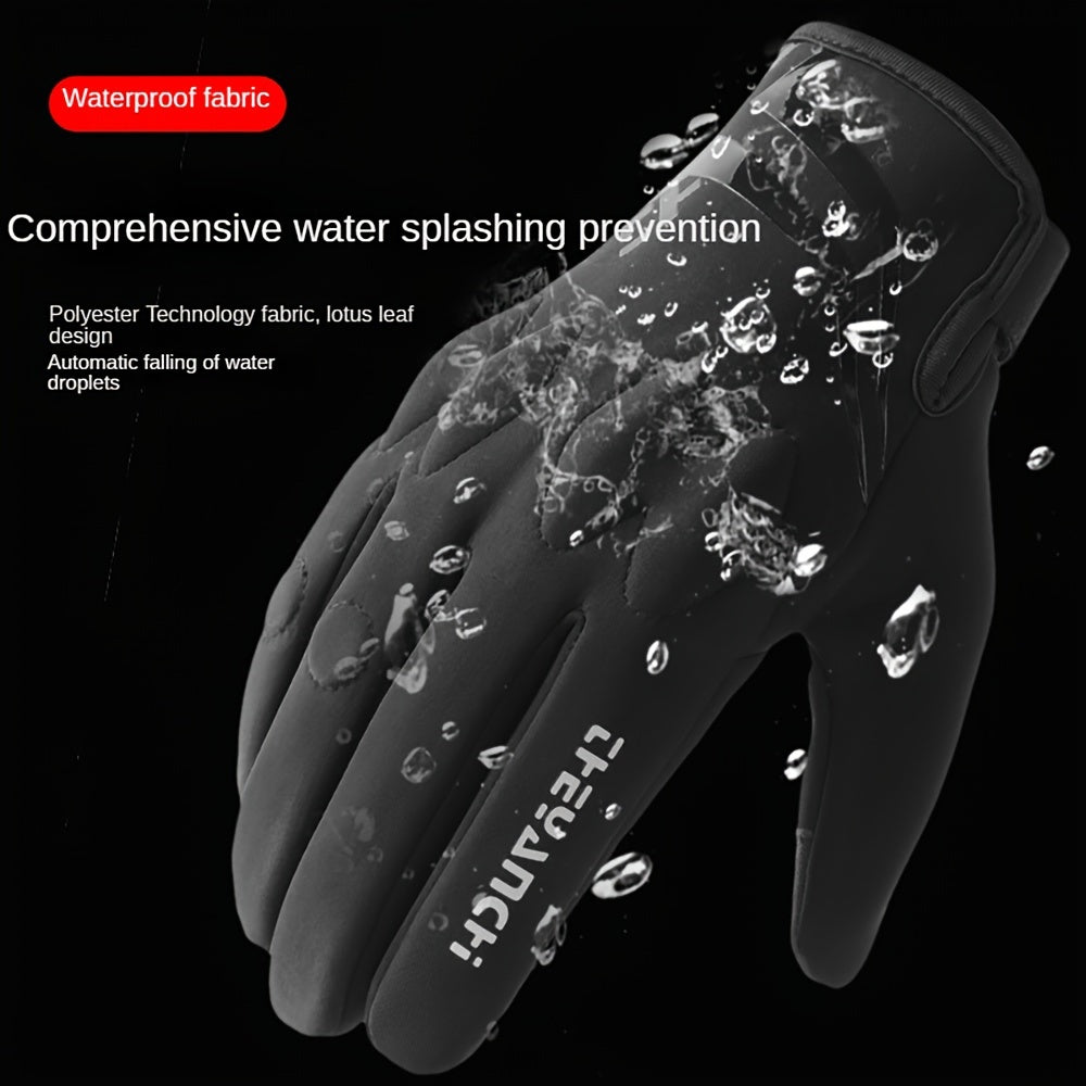 Touch Screen Winter Gloves Water Resistant Anti slip Windproof Thermal