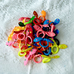 20pcs Rabbit Ears Hair Accessories Hair Ties For Kids